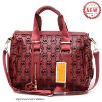 michael kors logo monogram groot rood boekentassen Winkel Enschede i464q199